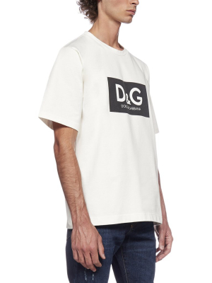 Dolce & Gabbana Logo Printed Crewneck T-shirt