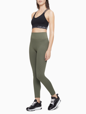 Performance Ribbed High Waist 7/8 Leggings