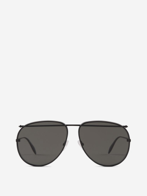 Alexander Mcqueen Eyewear Aviator Sunglasses