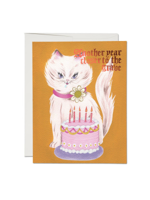 Kitty And Cake Card