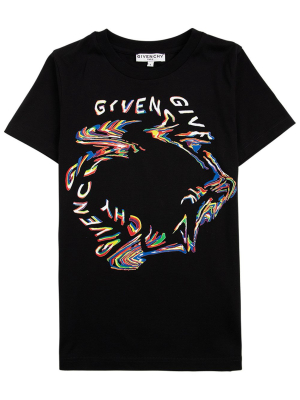 Givenchy Kids Logo Print Crewneck T-shirt