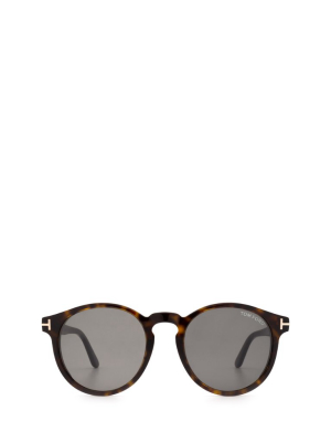 Tom Ford Eyewear Ian Round Frame Sunglasses