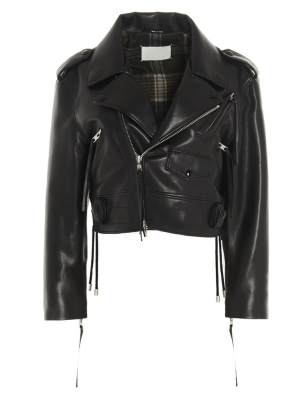 Maison Margiela Faux Leather Biker Jacket