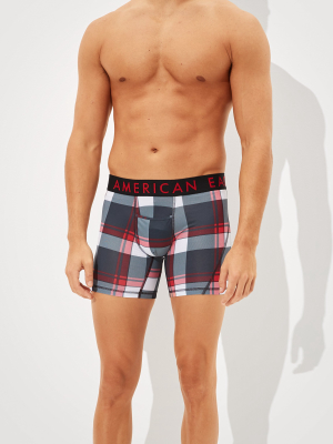 Aeo Plaid 6" Horizontal Fly Flex Boxer Brief