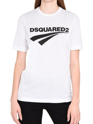 Dsquared2 Logo Print Crewneck T-shirt