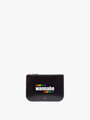 Pride Wannabe Pouch In Black