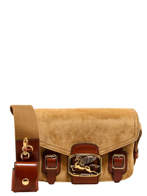 Etro Logo Plaque Shoulder Bag