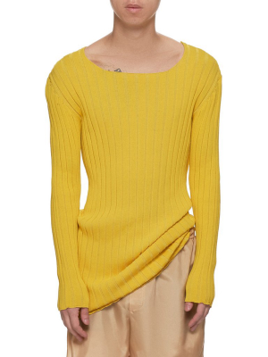 Knit Sweater (ldsse19-15-yellow)