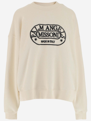 Palm Angels X Missoni Logo Embroidered Sweatshirt