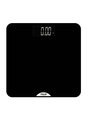 Rubberized Anti-slip Platform Bathroom Scale Black - American Weigh Scales