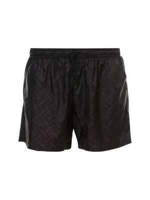 Marcelo Burlon County Of Milan All Over Print Swimming Shorts