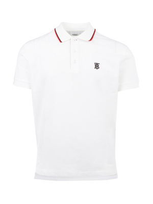 Burberry Logo Embroidered Polo Shirt