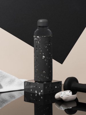 Porter Terrazzo Bottle - Charcoal