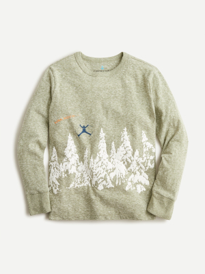 Kids' Trees And Skis Graphic T-shirt