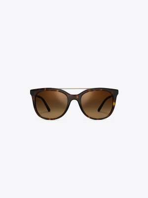 Wire-bridge Sunglasses