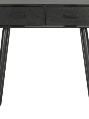 Deandre 2 Drawer Console Black