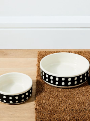 Btw Ceramics Mofeta Dog Bowl
