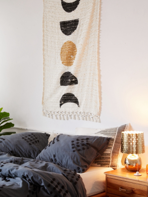 Moon Phase Textured Tapestry