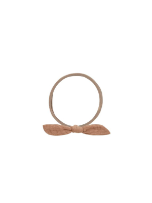 Rylee + Cru Little Knot Headband - Terracotta