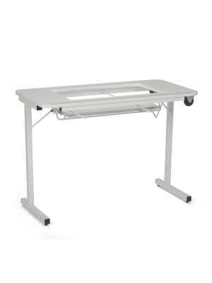 Arrow Cabinets Gidget Folding Sewing And Craft Table Ii White