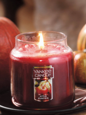 14.5oz Glass Jar Apple Pumpkin Candle - Yankee Candle