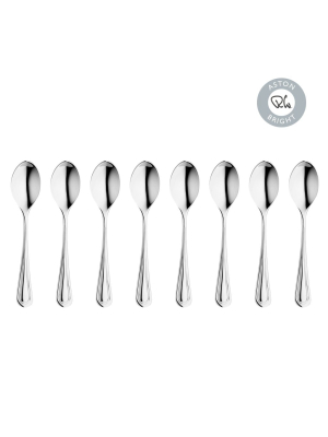 Aston Bright Coffee/espresso Spoon, Set Of 8