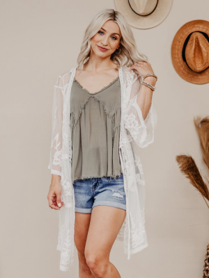 Kylie Lace Kimono