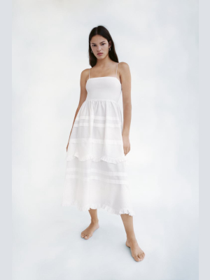 Ruffled Dress Trf