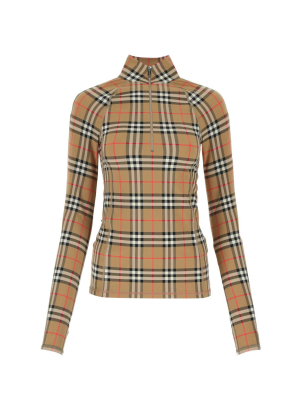 Burberry Vintage Check Long-sleeve Top