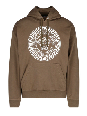 Versace Medusa Logo Print Hoodie