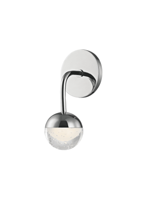 Boca 1 Light Led Bath Bracket Polished Chrome