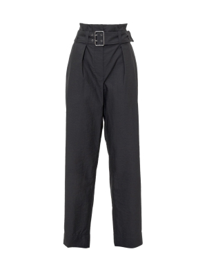 Brunello Cucinelli Belted High Waisted Pants