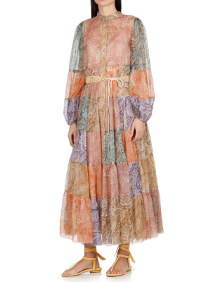 Zimmermann Brighton Tiered Midi Dress