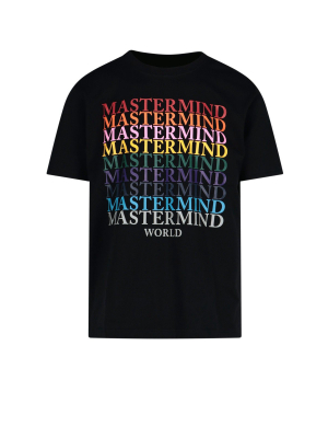 Mastermind World Logo Print T-shirt