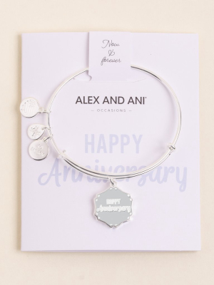 'happy Anniversary' Charm Bangle