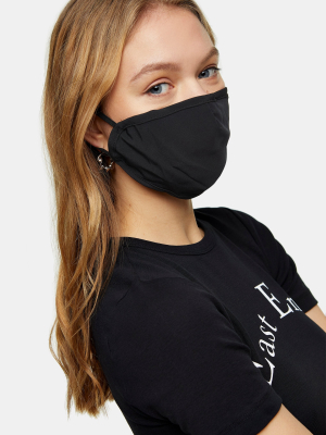 **plain Black Fashion Face Mask