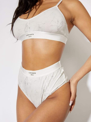 Marble High Waisted Knickers