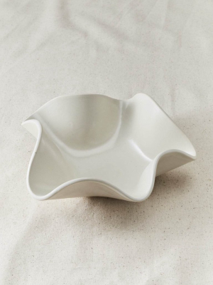 Folded Ceramic Catchall Bowl - Small