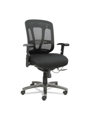 Alera Eon Series Multifunction Wire Mechanism, Mid-back Mesh Chair, Black En4217