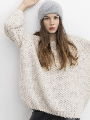 Marley Oat Beehive Sweater