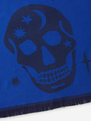 Alexander Mcqueen Skull Print Scarf