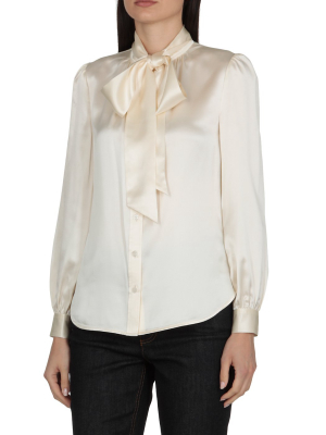 Tory Burch Bow-detailed Shirt