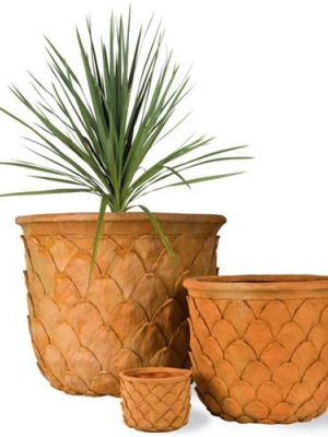 Pineapple Planters In Terrcotta