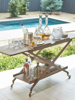 Studio A Campaign Bar Cart