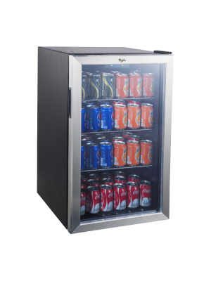 Whirlpool 4.5 Cu. Ft. Mini Refrigerator Beverage Center - Stainless Steel Jc-133ezy