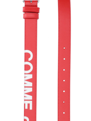 Comme Des Garçons Wallet Huge Logo Belt