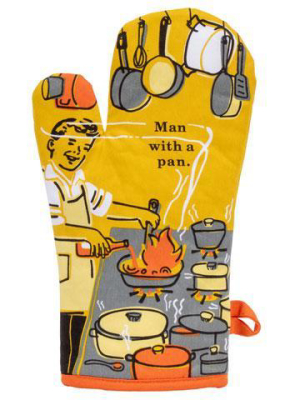 Man With A Pan Oven Mitt