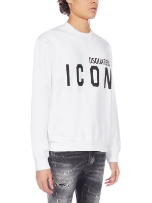 Dsquared2 Icon Print Crewneck Sweatshirt