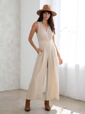 Panama Linen Jumpsuit