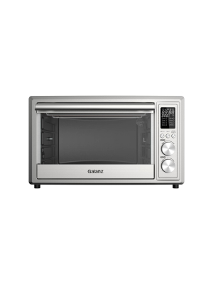 Galanz 1.1 Cu Ft 6-slice Digital Toaster Oven With Air Fry - Stainless Steel